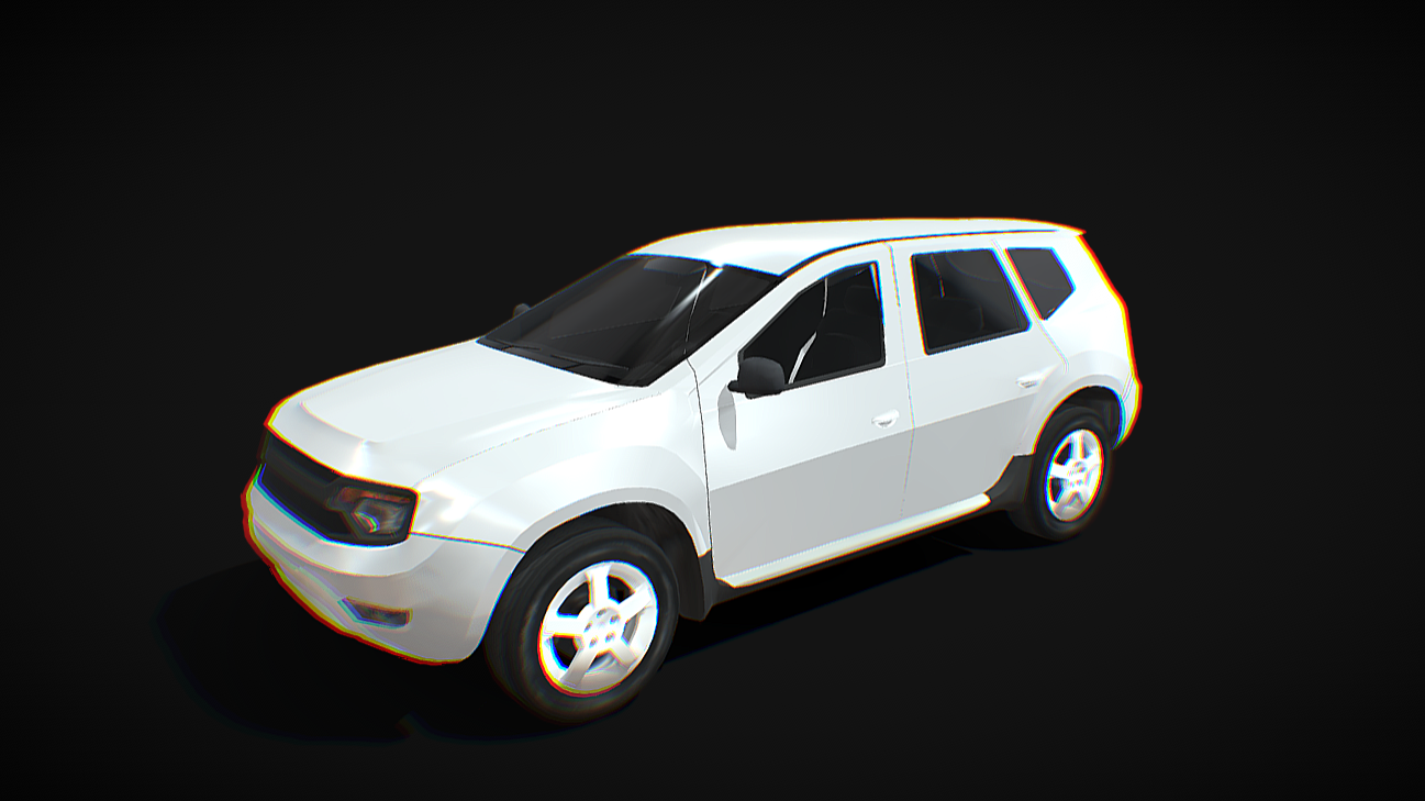 Generic SUV - Low poly model