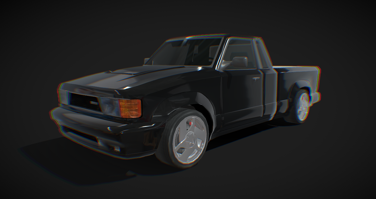 High performance truck - Low poly model