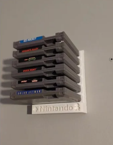 Nintendo NES Game Multi Holder Wall Mount