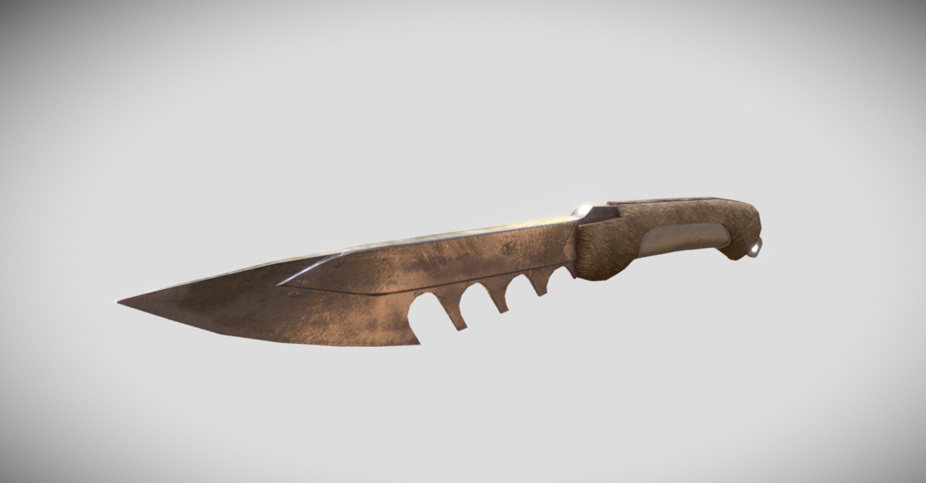 Rusted Knife Asset