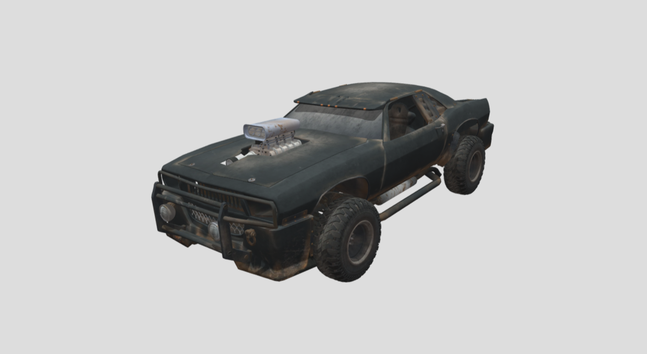 Rusty Fighting Car