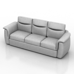 Sofa white 3d model