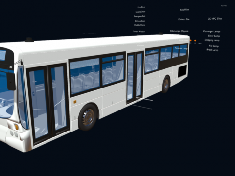 Transit Bus | Two Service Doors (variant)