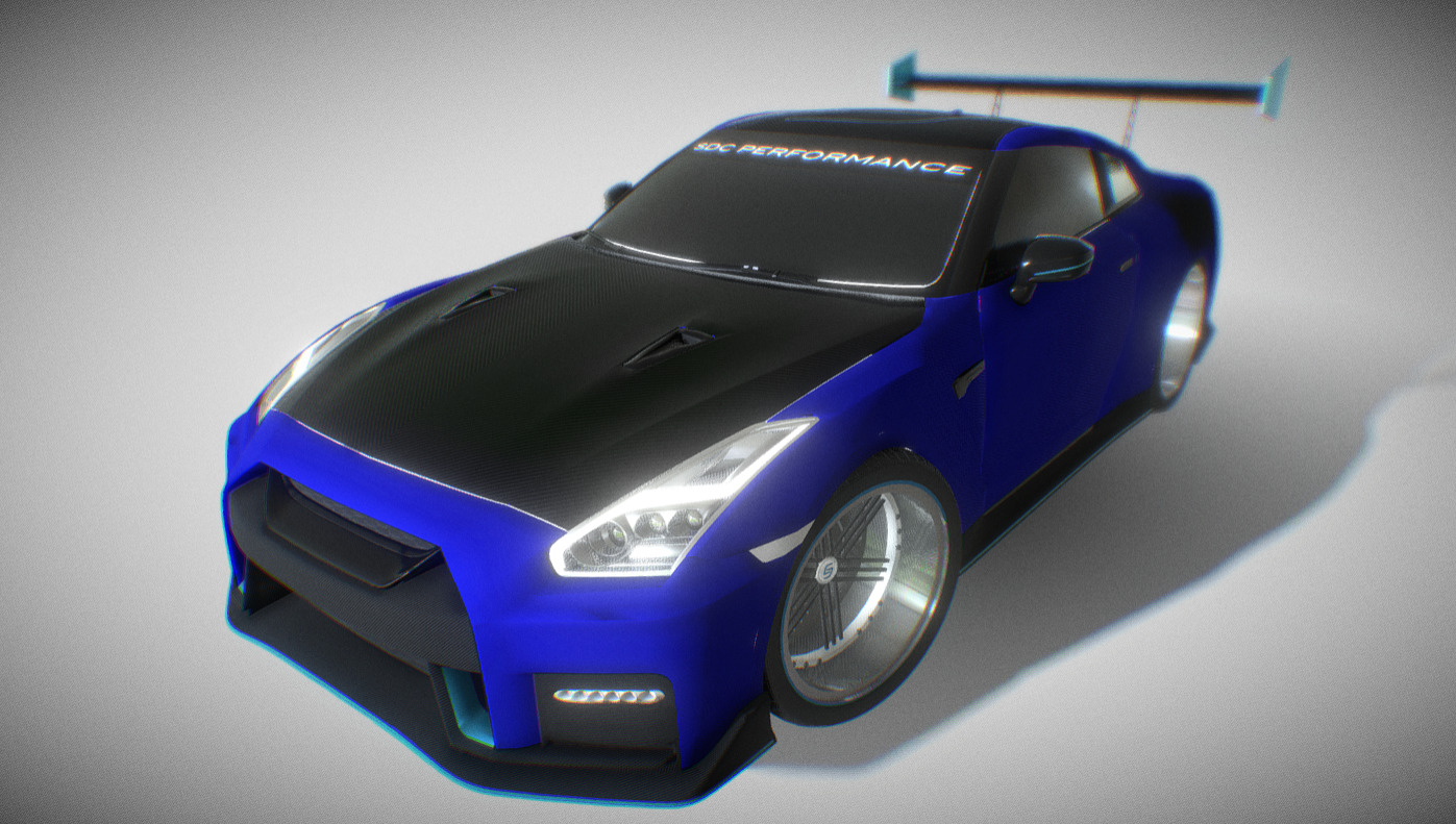Tuned Nissan GT-R SDC