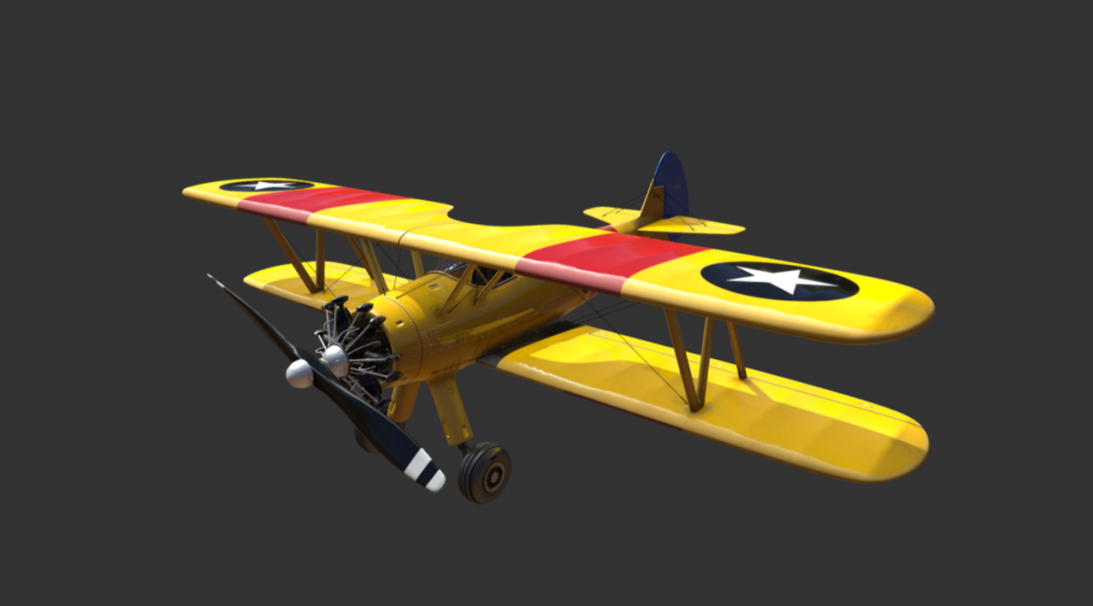 yellow plane toy