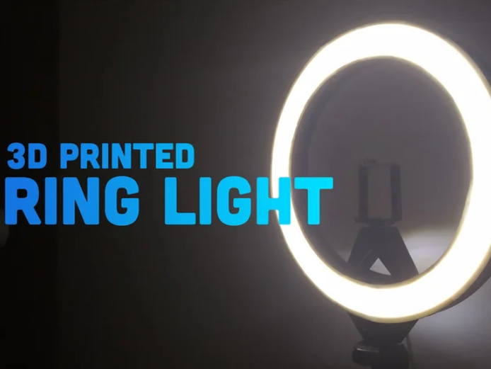 3D printed DIY light ring