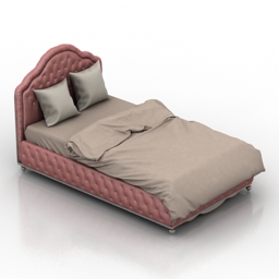 Bed Luigi letto 3d model