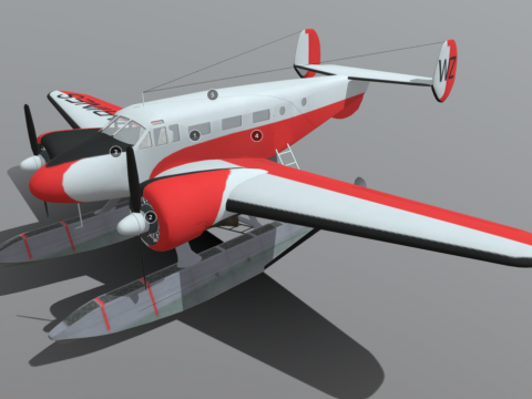 Beechcraft C18 S Floats version