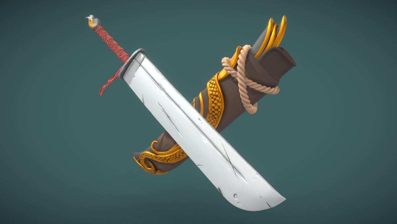 DS - The adventurer's Camp - Berserk Katana