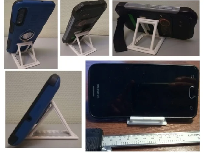 Foldable ipad and phone stand (the size of a credit card)