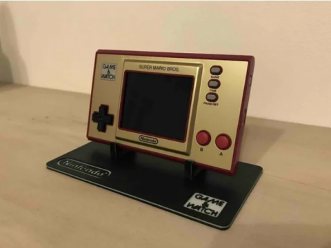 Game and Watch display stand with base - large and small model