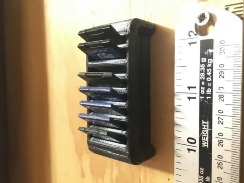 SD Card Holder Wall Mounted