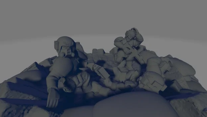 Angry Spaceguards trooper undercover set
