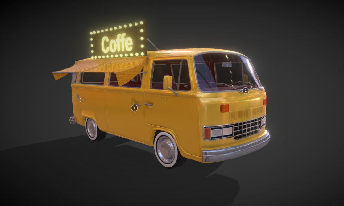 Caffee Van Car