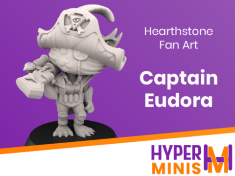 Chibi Captain Eudora | Hearthstone Fan Art