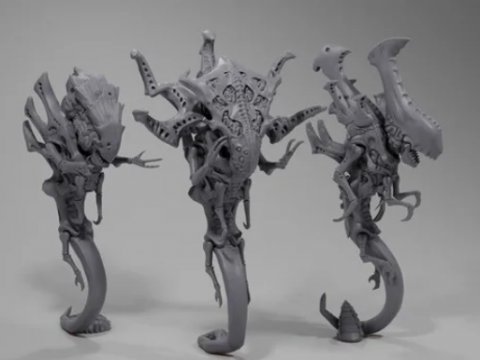High IQ Space Arthropod Back-up Dancers