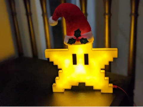 Mario Star Lamp/Tree Topper