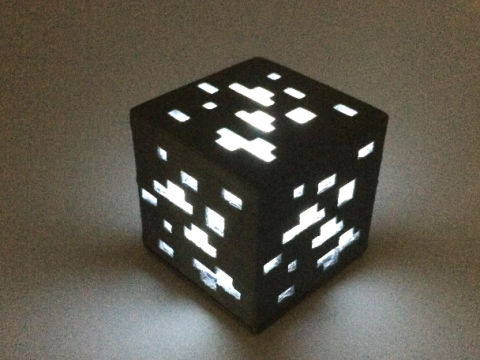 Mini Switch Lamp - Mine Craft Cube