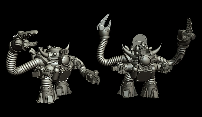Retro Space Orc Bunkerbot