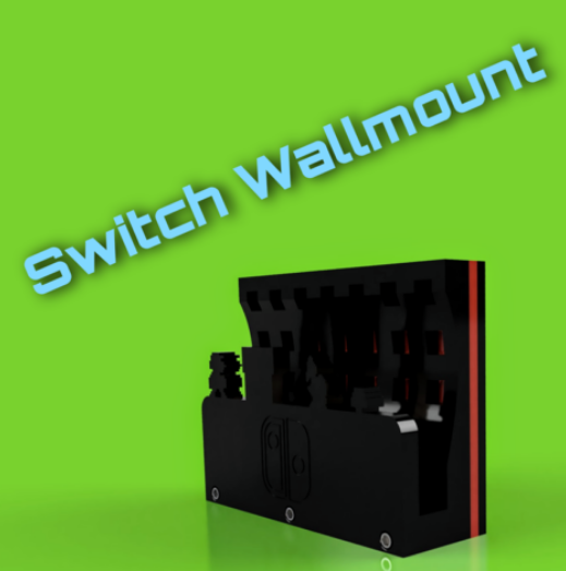 Wallmount for Nintendo Switch - DownloadFree3D.com