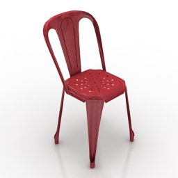 Chair Marais Vintage 3d model