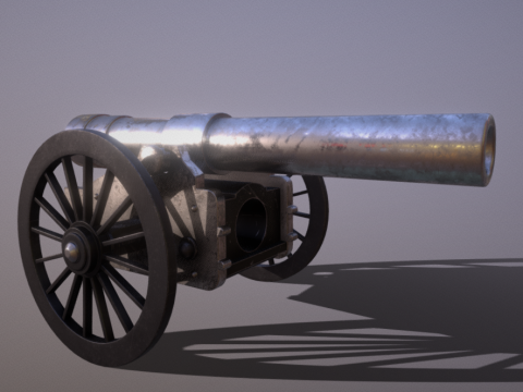 Old Steel Cannon