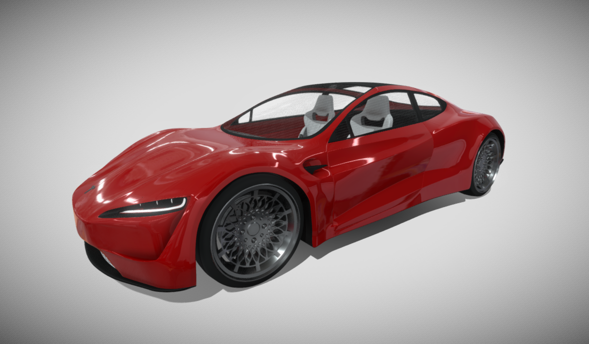Tesla Roadster 2020 (interior)