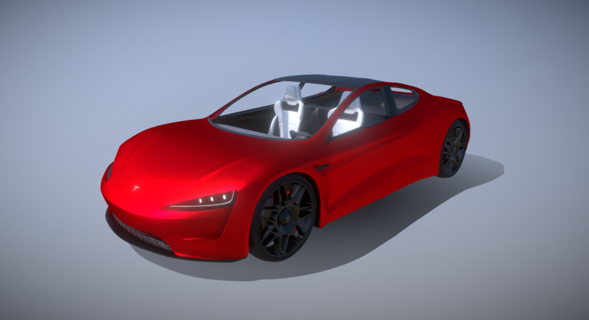 Tesla Roadster Interior 2020