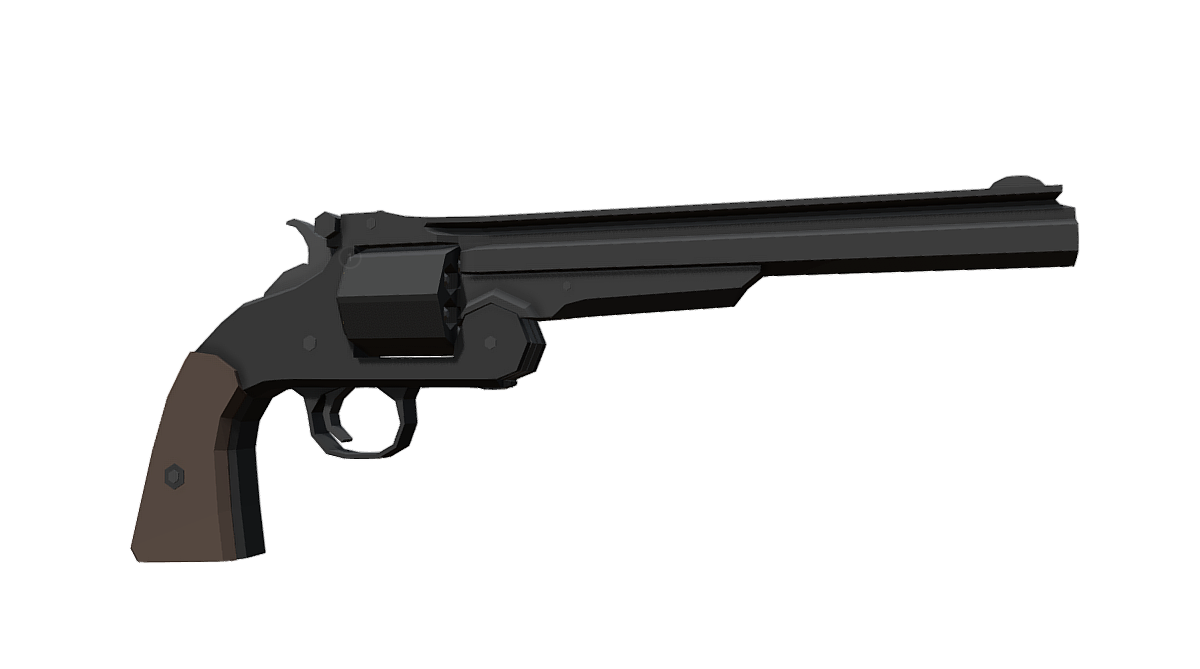 Low-Poly S&W Model 3