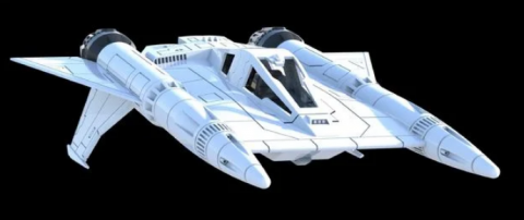 Buck Rogers Starfighter Thunderfighter - DownloadFree3D.com