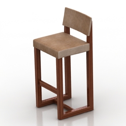 Chair bar brazilia ARCHPOLE 3d model