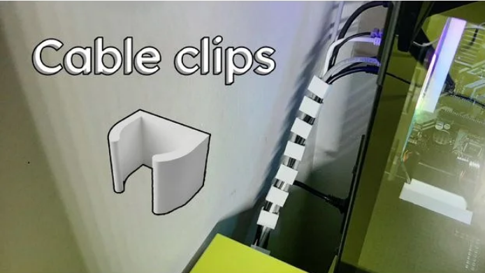 Parametric cable clips