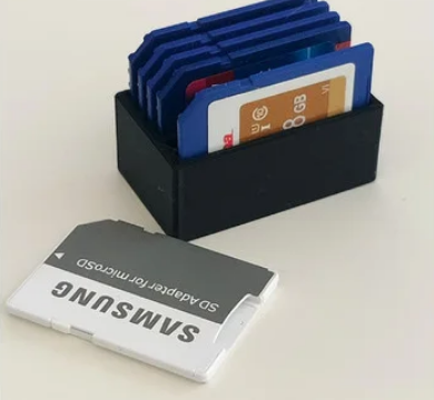 Simple SD Card Holder (Horizontal Orientation)
