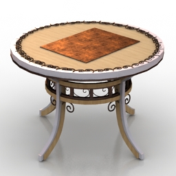 Table round 3d model