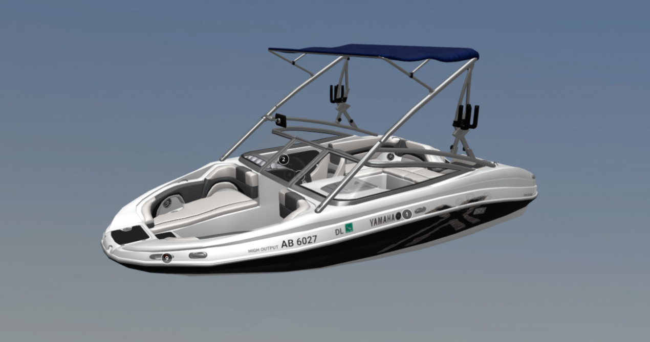 2008 212X Yamaha Wakeboard Boat