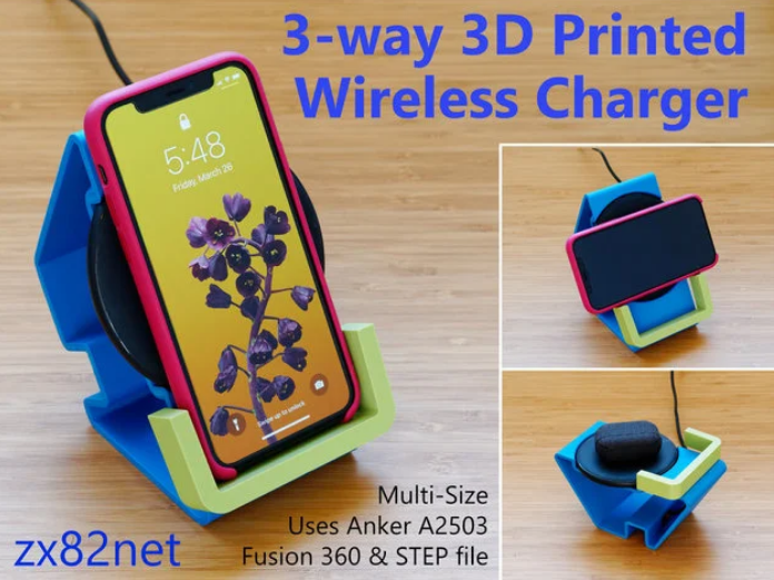 3-way wireless charger