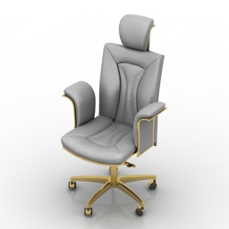 Armchair office Smania Comfort 3d model