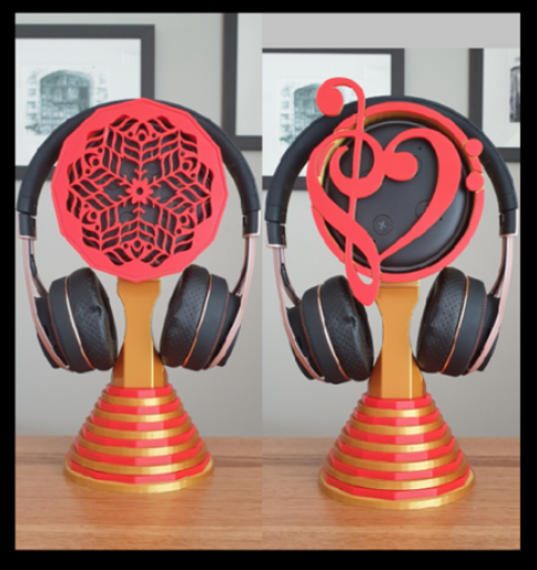 Echo Dot Headphone Stand (2 designs)