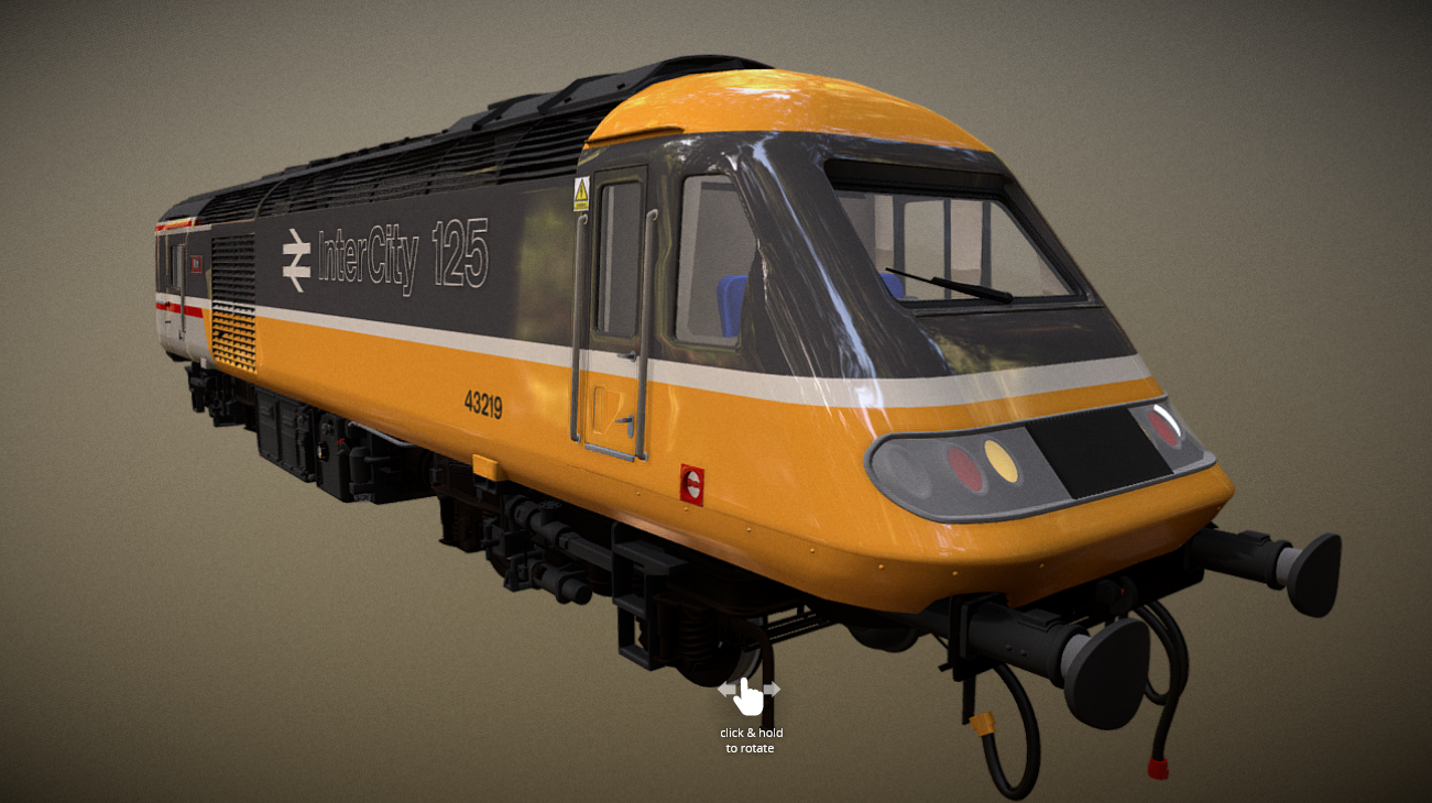 Intercity 125 Executive Livery With Buffers
