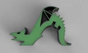 Dragon Phone Holder - DownloadFree3D.com