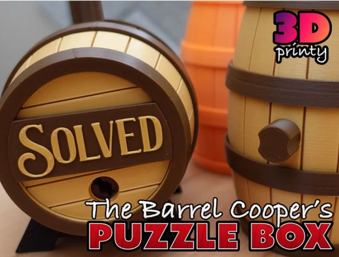The Barrel Cooper's Puzzle Box (Difficult!)