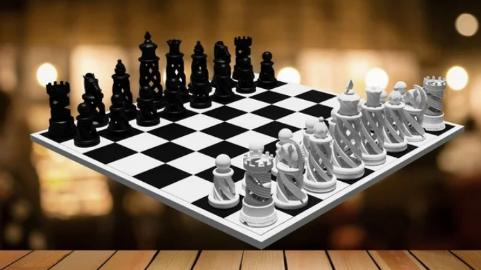 Chessboard Spiral - Complete