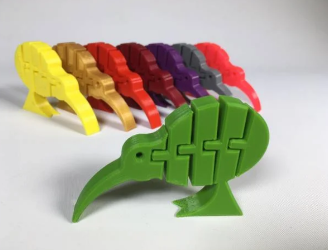 Flexi-Kiwi - articulated kiwi bird