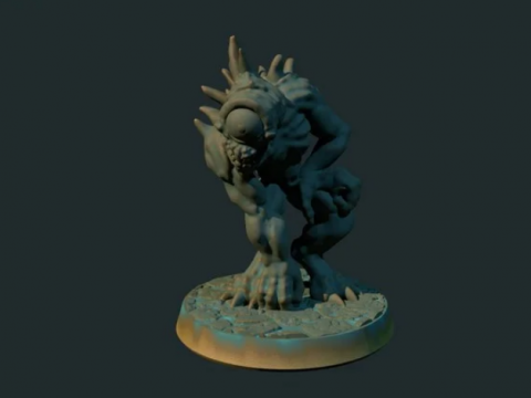 Nothic 28mm (Supportless, FDM-friendly)