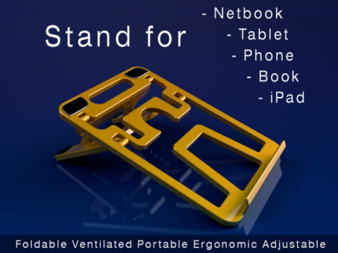 Print-in-Place Netbook&Tablet Stand
