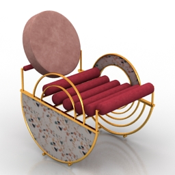 Chair Artdeco 3d model