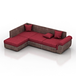 Sofa bellus denver 3d model