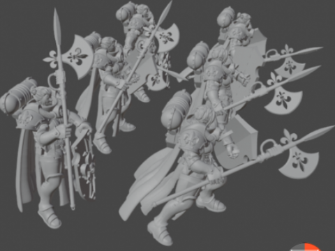 Crusaders with new weapons