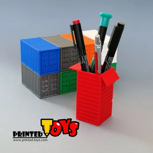 Shipping Container - toy for kids or pen holder