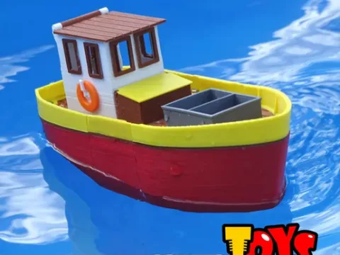 Small fishing boat - floating toy for kids